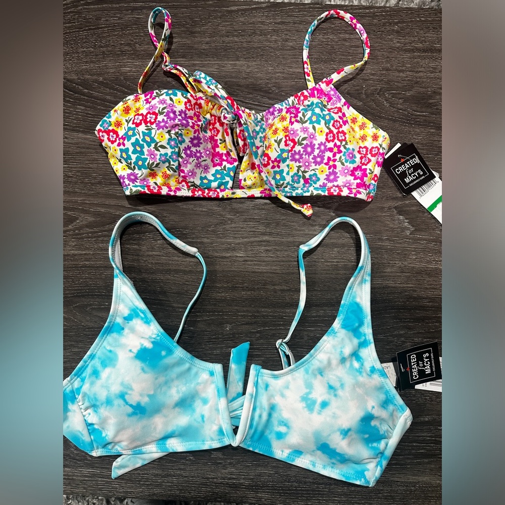 NWT California Waves Bikini Top Bundle - Picture 1 of 8